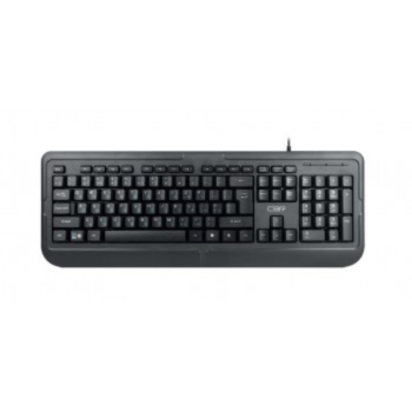 CBR KB 319H, Клавиатура проводная полноразмерная, USB, 104 клавиши, встроенный 2-портовый USB-хаб, ABS-пластик, длина кабеля 1,5 м
