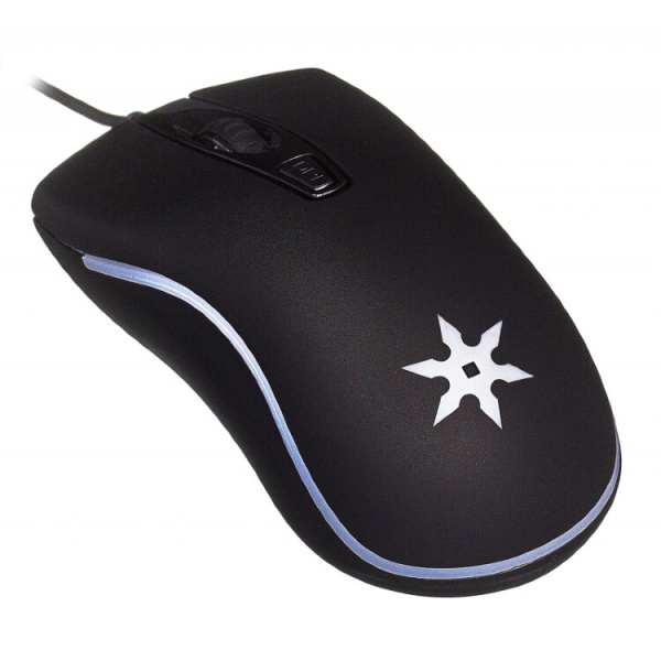 Мышь Мышь Oklick 704G TOKUGAWA черный оптическая (1600dpi) USB (4but)
