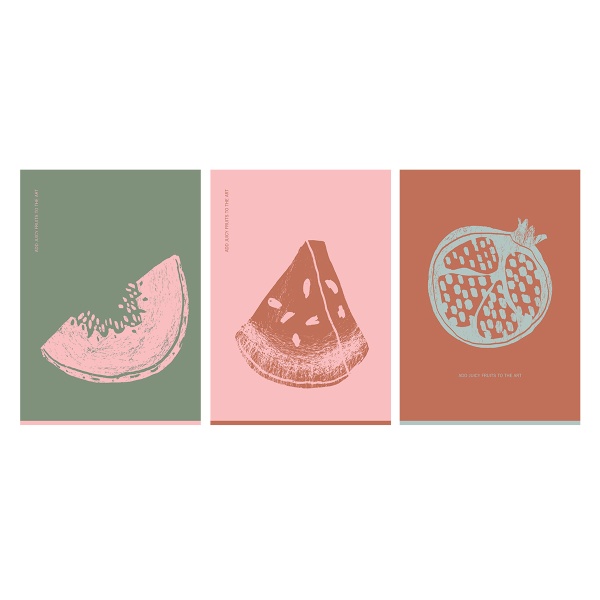 Тетрадь 48л., А4, клетка BG "Juicy fruits", soft-touch ламинация 346560 Т4ск48_лс 11899